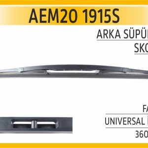 ARKA SÜPÜRGE 360 MM FABİA/UNIVERSAL İNCE