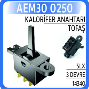 KALORİFER ANAHTARI TOFAŞ SLX 3 DEVRE