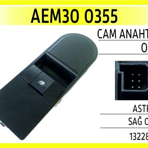 CAM ANAHTARI OPEL ASTRA H SAĞ 04-15