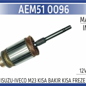IM96 ISUZU-IVECO M23 KISA BAKIR KISA FREZE 12V 12K